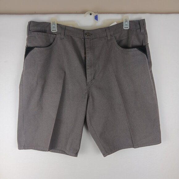 Dickies Men’s Size 44 Work Shorts Workwear Gray & Black, Style 5 Pocket - Picture 1 of 10